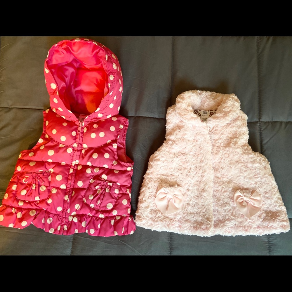 Two girls vest size 2T